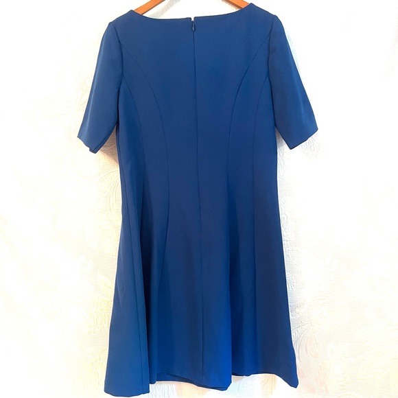 NWOT-Ann Taylor~Flared Dress~Size 14~Jewel Blue - Picture 5 of 7